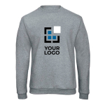 Sweatshirt de algodão e poliéster com gola redonda, 270 g/m² B&C