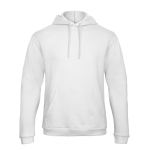Camisola para homem com bolso canguru e capuz 270 g/m2 B&C cor branco