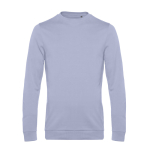 Sweatshirt de gola redonda de algodão ajustada 280 g/m2 B&C cor lavanda