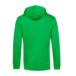 Sweatshirt moderna de algodão orgânico com capuz 280 g/m2 B&C cor verde maçã