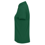 Polo clássico de algodão para mulher de manga curta 180 g/m2 B&C cor verde garrafa