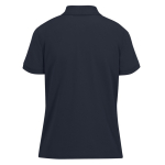 Polo clássico de algodão para mulher de manga curta 180 g/m2 B&C cor azul-escuro