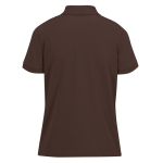Polo clássico de algodão para mulher de manga curta 180 g/m2 B&C cor castanho escuro