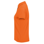 Polo clássico de algodão para mulher de manga curta 180 g/m2 B&C cor cor-de-laranja escuro