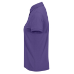 Polo clássico de algodão para mulher de manga curta 180 g/m2 B&C cor roxo