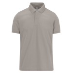 Polo corporativo básico unissexo de algodão manga curta 210 g/m2 B&C cor cinzento