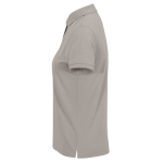 Polo básico de algodão para mulher de manga curta 210 g/m2 B&C cor cinzento