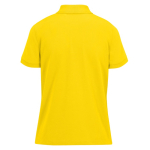 Polo básico de algodão para mulher de manga curta 210 g/m2 B&C cor amarelo