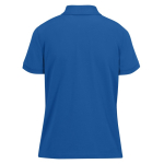 Polo básico de algodão para mulher de manga curta 210 g/m2 B&C cor azul real