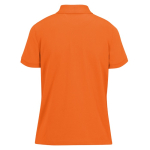 Polo básico de algodão para mulher de manga curta 210 g/m2 B&C cor cor-de-laranja escuro