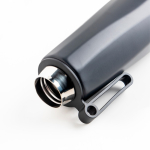 Garrafa térmica de aço inoxidável reciclado com pega útil 750 ml cor preto