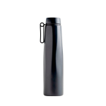 Garrafa térmica de aço inoxidável reciclado com pega útil 750 ml cor preto