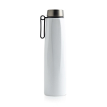 Garrafa térmica de aço inoxidável reciclado com pega útil 750 ml cor branco