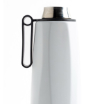 Garrafa térmica de aço inoxidável reciclado com pega útil 750 ml cor branco