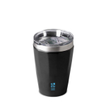 Copo térmico de aço inoxidável reciclado com design elegante, 330 ml