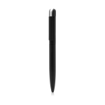 Caneta elegante de aço inoxidável reciclado, tinta azul cor preto