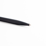Caneta elegante e fina de latão e aço inoxidável, tinta azul cor preto