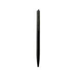 Caneta elegante e fina de latão e aço inoxidável, tinta azul cor preto