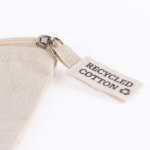Nécessaire de publicidade, algodão reciclado 220 g/m2 Cotton Recycled cor natural quinta vista