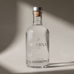 Garrafa de vidro com tampa de alumínio e capacidade de 750ml cor transparente quinta vista