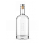 Garrafa de vidro com tampa de alumínio e capacidade de 750ml cor transparente vista principal