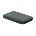 Powerbank retangular feito de ABS reciclado 5.000 mAh