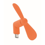 Ventoinha portátil para o telemóvel através da porta USB-C
