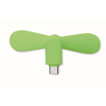Ventoinha portátil para o telemóvel através da porta USB-C