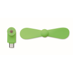 Ventoinha portátil para o telemóvel através da porta USB-C sexta vista