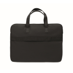 Clássica pasta para portátil de poliéster reciclado 15'' cor preto sétima vista