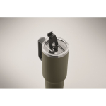 Copo térmico de aço inoxidável reciclado com palhinha 1.2L vista fotografia