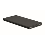 Bateria externa personalizada em alumínio 8.000 mAh cor preto