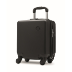 Trolley de ABS com 4 rodas e fecho de combinação 14'' cor preto segunda vista