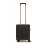Trolley de ABS com 4 rodas e fecho de combinação 14'' cor preto
