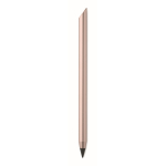 Caneta de alumínio com ponta de grafite, escrita sem tinta Creative cor rosa ouro