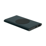 Powerbank sem fios retangular alumínio reciclado 5.000 mAh