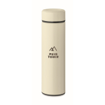 Garrafa térmica de aço inoxidável reciclado capacidade 420ml cor branco-sujo vista principal