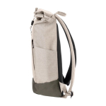Mochila roll-top para portátil com alças acolchoadas 15'' quinta vista