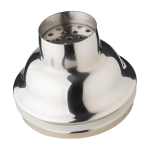 Coqueteleira de vidro medidas impressas, receitas de coquetéis 400ml cor transparente décima segunda vista