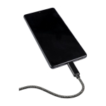 Cabo de carregamento de nylon com 1 metro e portas USB-C 65 W oitava vista