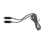 Cabo de carregamento de nylon com 1 metro e portas USB-C 65 W nona vista