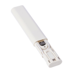 Cabo de carregamento e transferência de dados com várias funções cor branco terceira vista