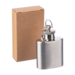 Porta-chaves de aço inoxidável com uma flâmula com capacidade de 30ml cor prateado terceira vista