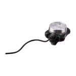 Luzes recarregáveis com 3 LEDs e 4 modos de iluminação para bicicleta cor multicolor terceira vista