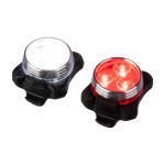 Luzes recarregáveis com 3 LEDs e 4 modos de iluminação para bicicleta primeira vista