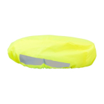 Capa refletora impermeável para capacete de bicicleta Reflex cor amarelo quarta vista