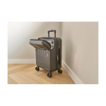 Trolley de ABS com bolso frontal para portátil e cadeado numérico