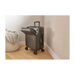 Trolley de ABS com bolso frontal para portátil e cadeado numérico
