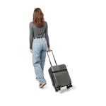 Trolley de ABS com bolso frontal para portátil e cadeado numérico quarta vista