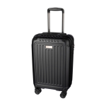 Trolley de ABS com bolso interior para portátil e cadeado numérico cor preto primeira vista